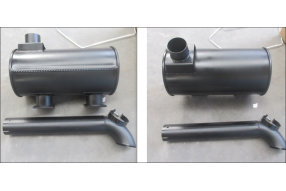 Глушитель Yuchai YC6108G/1640H-1201100B