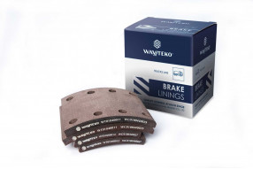 Накладка тормозная передняя (4 + 4 штуки) WAYTEKO