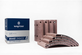 Накладка тормозная задняя 195x180 (8 отверстий) WAYTEKO                             
