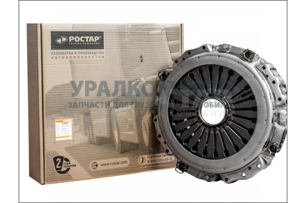 Корзина сцепления отжимная лепестковая 430 (с кольцом) ROSTAR